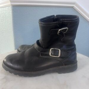 UGG Black Kids Motto Boots